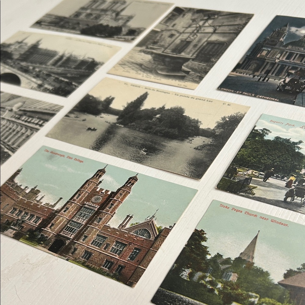 Antique Paris/London  Postcard Batch